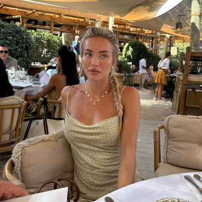 Ocean Letter Necklace