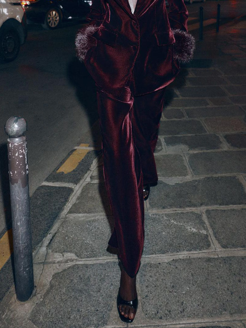 Elegant High-Waist Wide-Leg Pants
