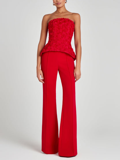 Elegant Chic High-waisted Flared Pants