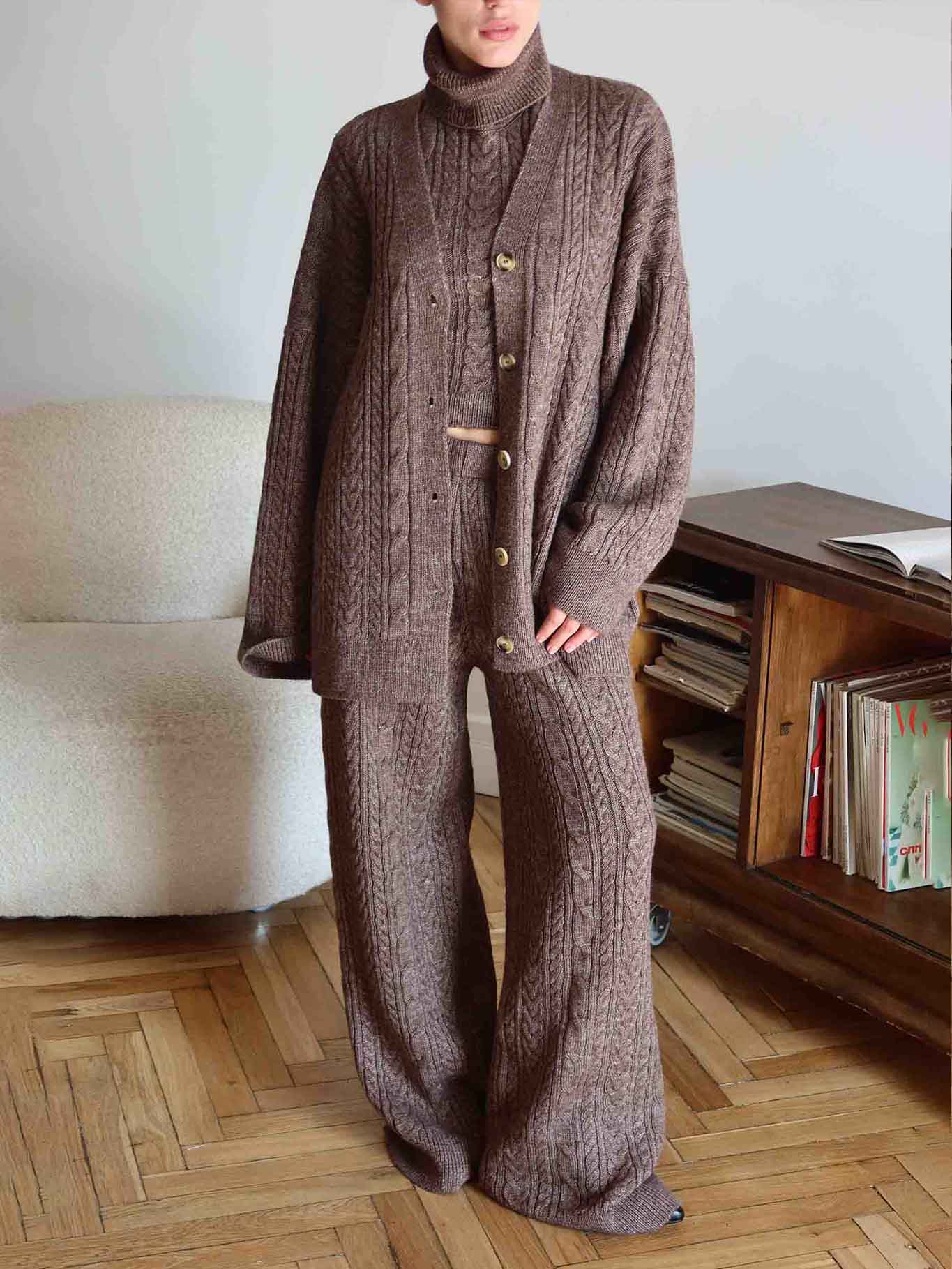 Casual Twist Fashion Cardigan Sweater