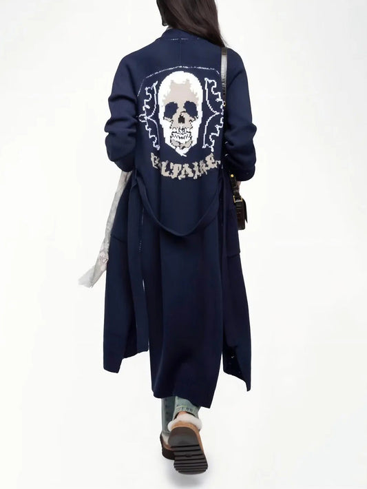 Casual Fashion Institute Of Skull Cardigans