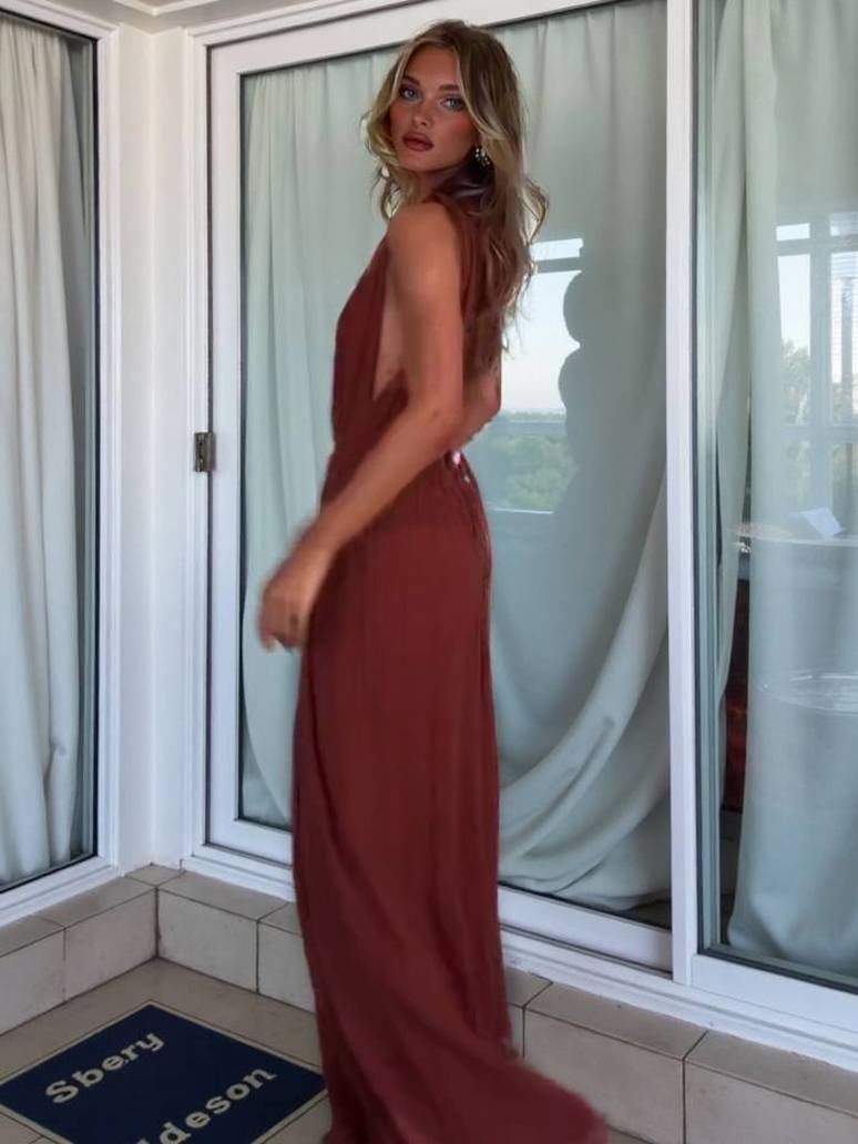 Lara | V-hals Jumpsuit