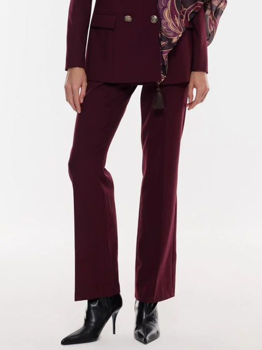 Elegant High-Waist Straight-Leg Trousers