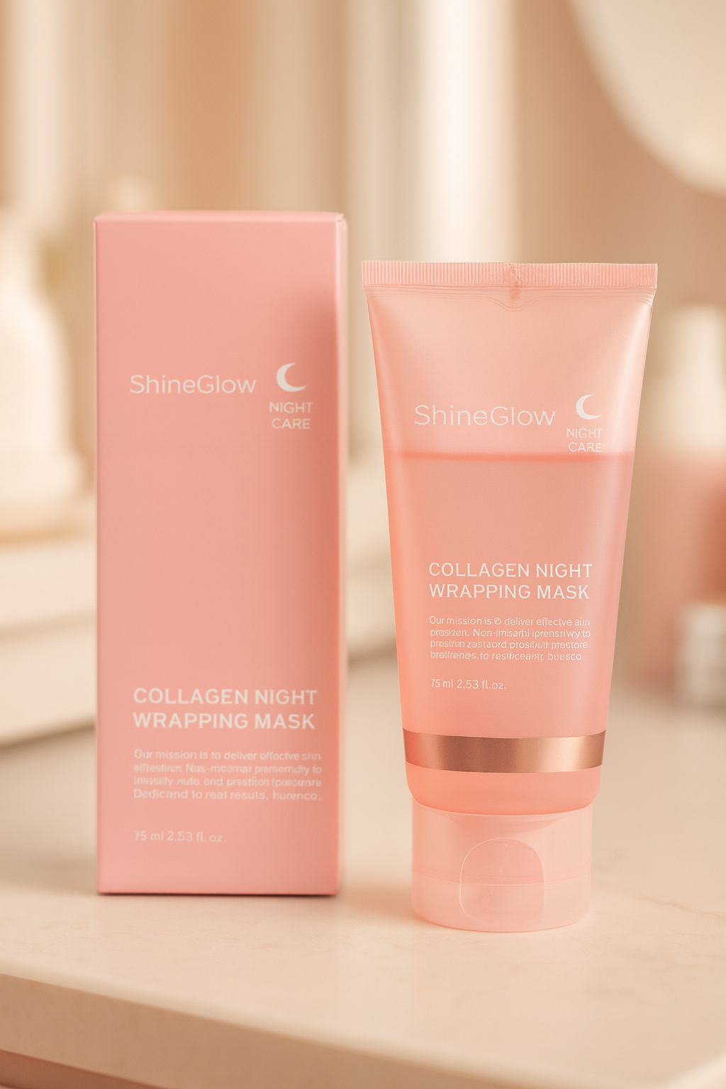 ShineGlow Collagen Mask