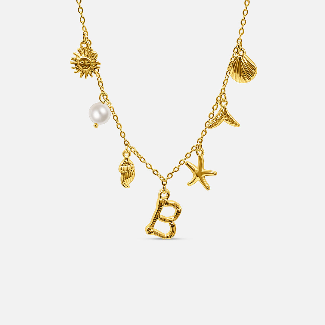 Ocean Letter Necklace