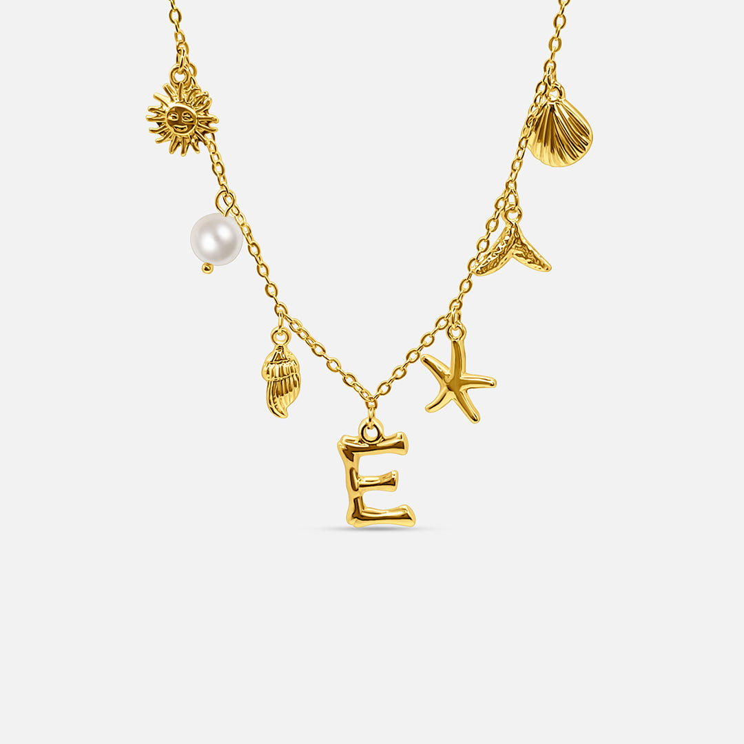 Ocean Letter Necklace