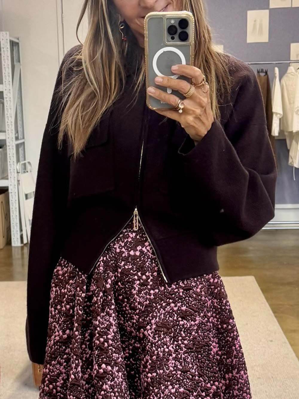 Liv | Classic Jacquard Rok