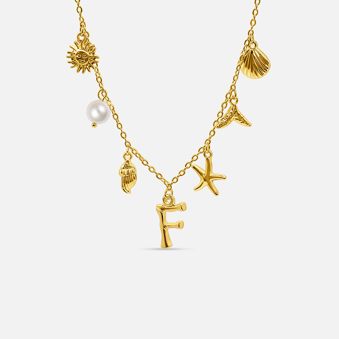 Ocean Letter Necklace