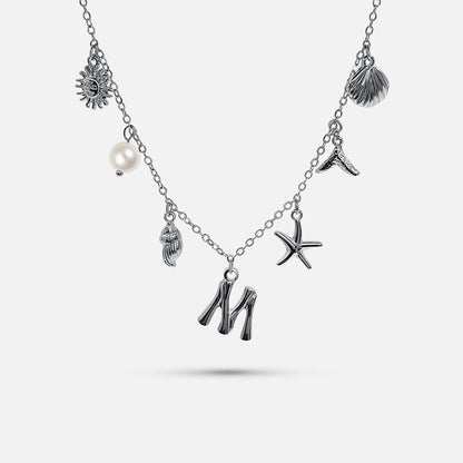 Ocean Letter Necklace