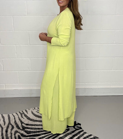 Alejandra | Lässig V-Ausschnitt Zweiteilig Satz