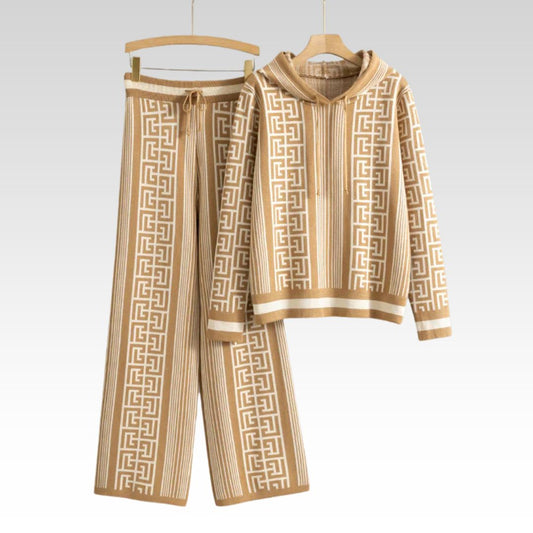 ILSE | KAPUZENPULLOVER-SET MIT HOSE