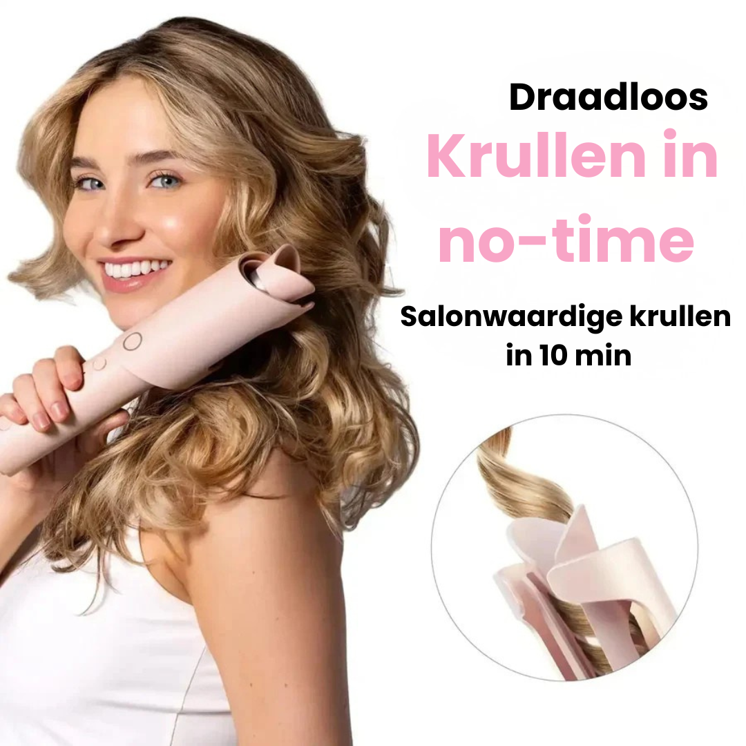 Draadloze hair Curler - Creëer moeiteloos prachtige, glanzende krullen