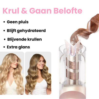 Draadloze hair Curler - Creëer moeiteloos prachtige, glanzende krullen
