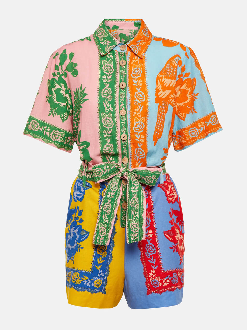 Saar | bloemenprint jumpsuit