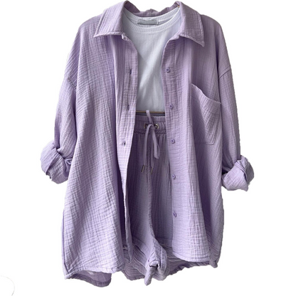 Leonie | Lässiges Baumwoll-Loungewear-Set