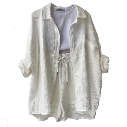 Leonie | Lässiges Baumwoll-Loungewear-Set