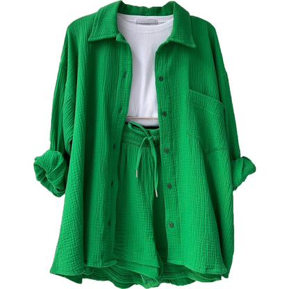 Leonie | Lässiges Baumwoll-Loungewear-Set