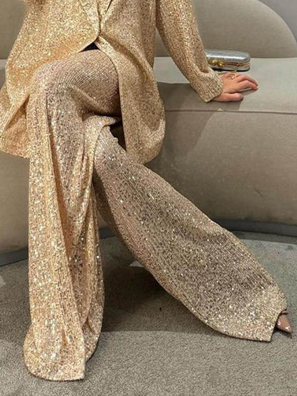 Elegante paillettenbroek