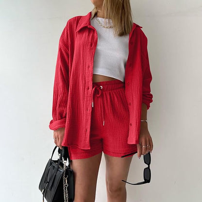 Leonie | Lässiges Baumwoll-Loungewear-Set